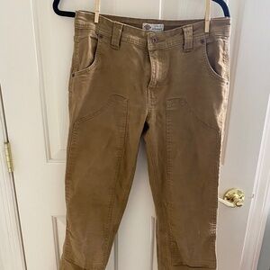 Dickies Women's Stretch Duck Double Front Carpenter Pant Brown Size 2R